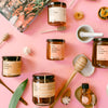Fresh Pickins Farm Honey Jar at a styled photoshoot