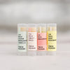 Set of Fresh Pickins Farm lip balm tubes at the farm