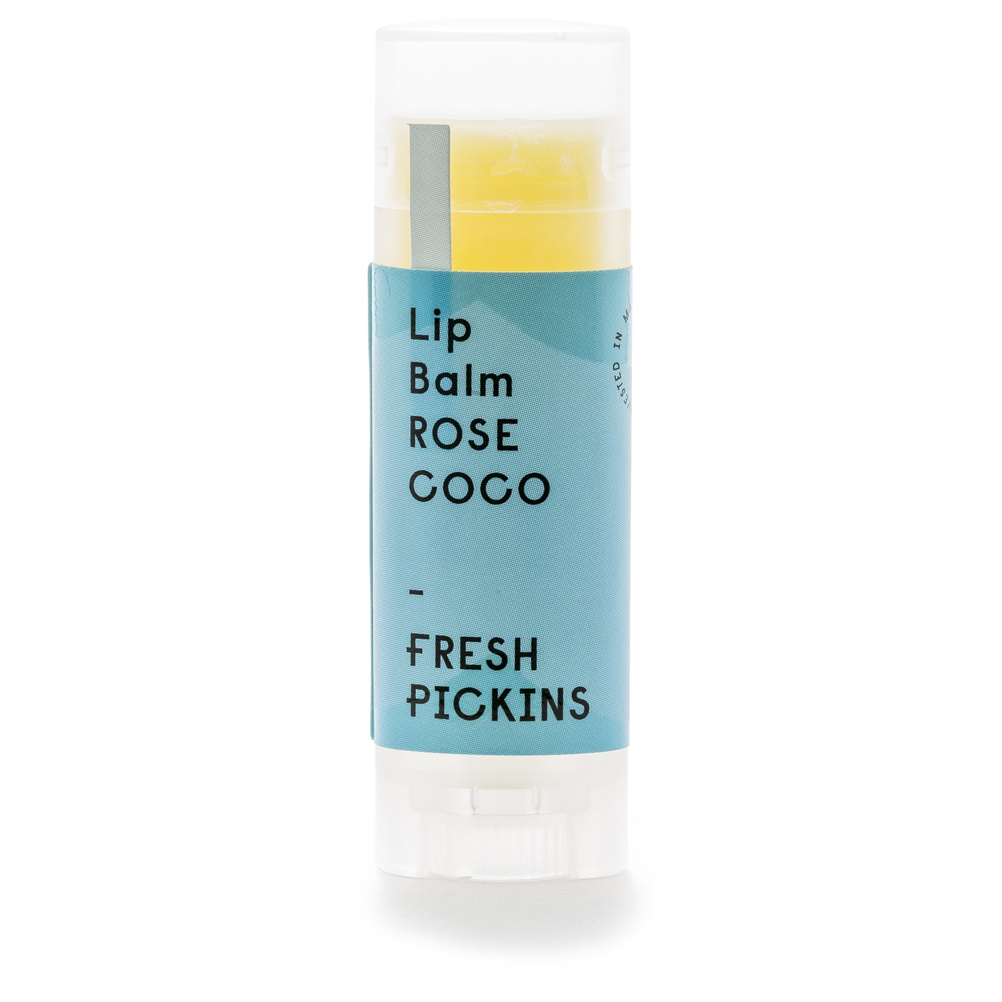 Fresh Pickins Lip Balm Rose Coco Front View